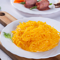 Chinese Ketogenic Instant Foods Slim Thin Weight Low Carbs Low Calorie Low Fat Sugar Free Wet Carrot Konnyaku Noodles Spaghetti