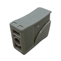 BELEKS connecteurs de câble compacts à fil poussoir 1 voie 450V 24A boîtier PP borniers pour l'éclairage