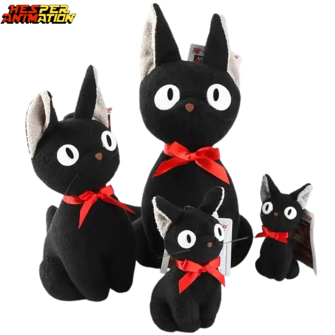 30cmスタジオジブリハヤオミヤザキキの配達サービスジジぬいぐるみかわいい黒猫キキアニメアクションぬいぐるみおもちゃ