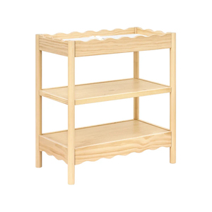 <span class=keywords><strong>Fasciatoio</strong></span> in Legno con 2 Ripiani, Moderno Tavolo Cambio Pannolini per Neonati - Product Image 1