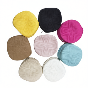 Bolsa Redonda Tejida de 16 cm, Paquete Pequeño, Accesorio de Playa, Paquete de 240 Piezas - Product Image 1