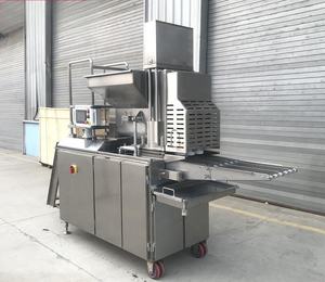 Nueva condición automática de nuggets de pollo y hamburguesas máquina formadora de diferentes formas 7.5kw 200-400 kg/h - Product Image 3