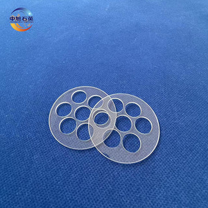 High-precision Quartz Glass Circular Plate Drilling, Glass Plate CNC Processing and Cutting Dimensions - Product Image 6
