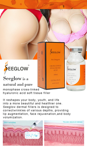 Seeglow 100ml Gel d'<span class=keywords><strong>acide</strong></span> <span class=keywords><strong>hyaluronique</strong></span> réticulé pour l'augmentation des fesses et des seins avec effets raffermissants (26mg/ml HA) - Product Image 4