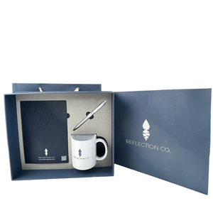 Custom Logo Corporate Souvenir Kit Notebook Ceramic <strong>Mug</strong> Pen Business Gift Box <strong>Set</strong> - Product Image 4