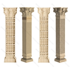 Moldes de Columnas de Hormigón de Alta Calidad, Estilo Europeo Romano, para Diseños de Columnas Cuadradas para Casas - Product Image 2