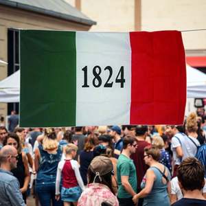 В наличии: Флаг исторической битвы 1824 года, Альамо, 90x150 см, полиэстер, категория «Исторические флаги» - Product Image 4