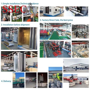 Ascenseur panoramique hydraulique pour villa SSEC à 3 étages, petit ascenseur <span class=keywords><strong>domestique</strong></span> pour usage résidentiel - Product Image 5