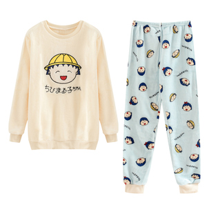 Wholesale <strong>Christmas</strong> Pajamas Women Winter Sleep <strong>Pyjamas</strong> Sets Animal Flannel Female Sleepwear Warm Cute Home Clothes - Product Image 6