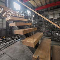 Fabricant direct usine : Escalier sur mesure pour projets hôteliers et résidentiels, commande en gros