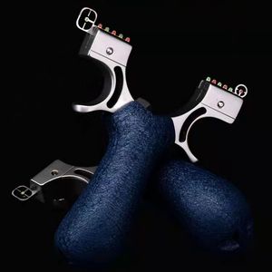 Hoge Precisie Roestvrijstalen Boogkop + Aluminium Handvat Katapult Kruisboog Jacht Professionele Krachtige Katapult - Product Image 6