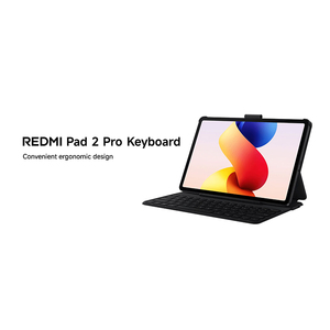 คีย์บอร์ดไร้สาย Redmi Pad 2 Pro - ดีไซน์บางเฉียบพร้อมสวิตช์แบบกรรไกรตามหลักสรีรศาสตร์สำหรับแท็บเล็ตพร้อมทัชแพด - Product Image 2