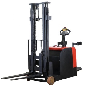 Grúa de elevación de 2000Kg y 4,5 M, tipo Walkie de pie, batería de horquilla larga, apilador de palés automático eléctrico completo con podio de Pedal - Product Image 3