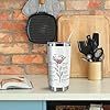 AGH Design personnalisé 20oz I am - Flower Tasse à café de voyage isolée sous vide en acier inoxydable à double paroi avec paille et caoutchouc