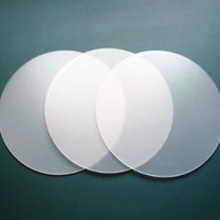 Service de découpe laser de feuilles de plastique rigide givré mat, feuilles d'acrylique mat pour découpe laser
