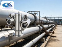 Caméra Spectrale Pan-Tilt Anti-Explosion XINGYAO |   MWIR refroidi |   Détection de fuite de gaz par IA |   Acier inoxydable 304 |   Ex d IIB T6 |