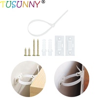 Kit de sécurité pour bébé, anti-chute pour meubles, sangle d'ancrage pour meubles, protection de sécurité pour bébé, sangle anti-chute murale pour bébé
