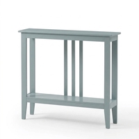 Bureau d'ordinateur moderne, table d'étude minimaliste avec deux tiroirs de rangement pour la maison, le bureau ou la chambre