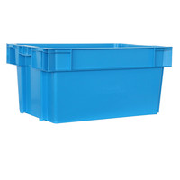 Conteneurs en plastique empilables et emboîtables de haute qualité pour le stockage en vrac des magasins de détail et la logistique