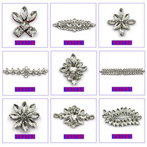 Chaîne de perles de cristal en gros avec strass thermocollants, bracelet en cristal, chaîne de taille pour mariage style Miami - Product Image 6