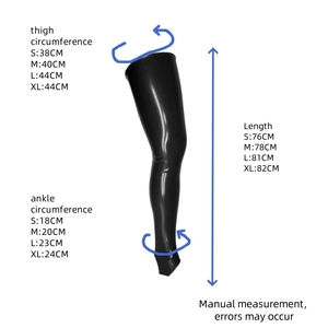 도매 0.4mm 얇은 라텍스 고양이 수트 긴 스타킹과 러닝 머신 양말과 고양이 애호가 - Product Image 6