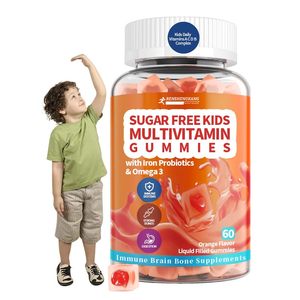 Vitaminas diarias de marca privada OEM OM para niños adultos Gomitas multivitamínicas sin azúcar Probióticos de hierro Omega 3 Vitaminas C <span class=keywords><strong>B</strong></span> Complex - Product Image 1
