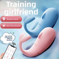 Vibrateur télécommandé Pippi Whale de deuxième génération à 9 vitesses pour femmes, massage de masturbation, 50 décibels, étanche IPX6