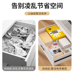 Drawer Organizer Transparent Expandable Rectangular Multi Functional Cabinet <b>Storage</b> Divider For <b>Kitchen</b> Bedroom Use - Product Image 3