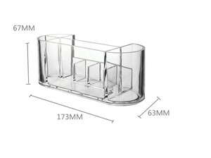 Venta al por mayor de fábrica personalizado transparente acrílico maquillaje cepillo organizador cuidado cosmético caja de almac - Product Image 3