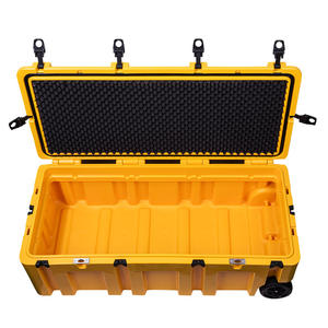 Boîte à outils à roulettes KUER 175L en LLDPE moulé par rotation, pour rangement extérieur, type rectangulaire sur pied - Product Image 3