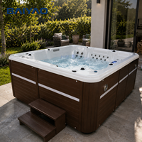 Spa Balboa moderne et écologique pour 5 personnes, idéal pour hôtels, usage extérieur, grande piscine familiale pour jardin