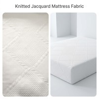 Lot d'échantillons de tissu jacquard tricoté pour matelas, motifs variés, en polyester, pour revêtement textile – Vente en gros