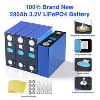 Celdas de Batería de Litio Prismáticas para Sistemas Solares 3.2V 280Ah 304Ah 314Ah LiFePO4 Grado A, Baterías de Iones de Litio Prismáticas