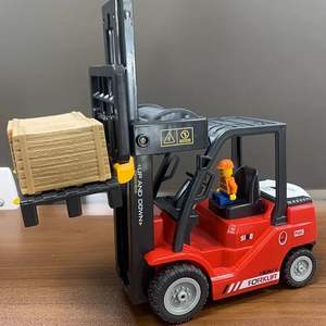 Camion RC rechargeable à télécommande en alliage de <span class=keywords><strong>grande</strong></span> taille 2 en 1, <span class=keywords><strong>grue</strong></span> de simulation, chariot élévateur, véhicule d'ingénierie, <span class=keywords><strong>jouet</strong></span>, télécommande 15 m - Product Image 6