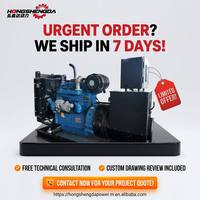 Groupe électrogène diesel d'urgence Ricardo Weichai triphasé 20KVA 25KVA 30KVA 40KVA 50KVA de type ouvert - Prix fabricant
