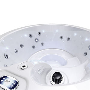 Usine prix rond acrylique thermales extérieures bain à remous spa - Product Image 4
