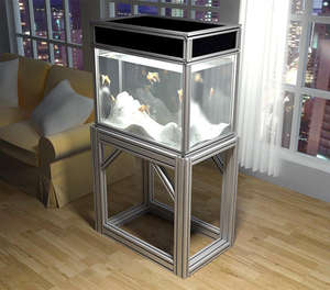 Groothandel Aangepaste Afmeting Geanodiseerd Frame Tafelblad Aluminium Profiel T Slot <span class=keywords><strong>Aquarium</strong></span> Stand - Product Image 4