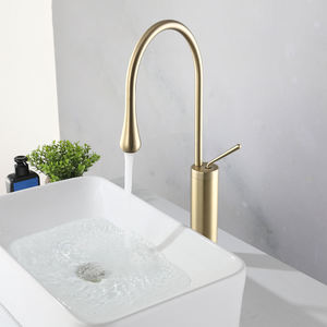 Modern Upgraded Brass Faucet, Round Gold Rotatable Outlet Pipe, Basin Faucet, Hot and Cold Basin Mixer - Product Image 2