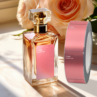 Autocollant cosmétique personnalisé imperméable, autocollant brillant argenté de luxe pour parfum, étiquette en vinyle pour bouteille