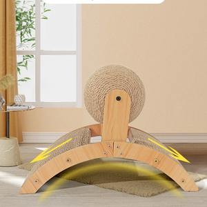 Poste Rascador para Gatos Extra Grande, Juguete Vertical para Gatos con Forma de Noria Gigante, Duradero, Anti-desgarros, para Afilar Uñas - Product Image 4