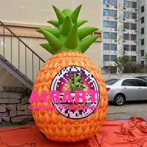 Магазин свежих фруктов, наружная реклама, декоративные надувные гигантские надувные ананасы, надувной шар