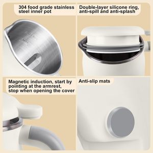 Nut Milk Soup <strong>Maker</strong> Food Blender Hotel Kitchen 1.5 L Soybean Nut Almond Oat Milk <strong>Smooth</strong> Chunky Hot Soup Soy Nut Milk Soup <strong>Maker</strong> - Product Image 5