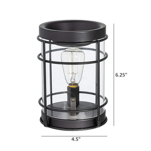 Bougeoir électrique, en fer, 15 cm, décoration, chauffe-bougie, <span class=keywords><strong>lampe</strong></span> à <span class=keywords><strong>huile</strong></span> aromatique en métal essentielle - Product Image 2