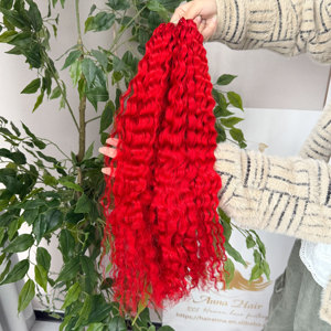 Directo de Fábrica BC Rojo # 20 Extensiones de Cabello Humano Remy 100% Naturales, Extensiones de Cabello Real Suaves y Ligeras, Venta al Por Mayor - Product Image 6