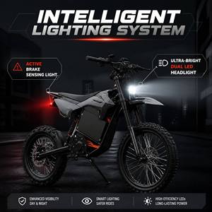 ผู้ผลิต OEM รถมอเตอร์ไซค์วิบาก F16 ระบบขับเคลื่อนกลาง 60V 30Ah ขายส่งจากโรงงานโดยตรง รถออฟโรด CE F16 F16 - Product Image 3