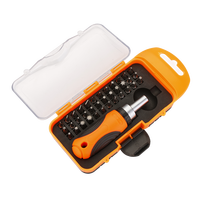 Kit de tournevis de précision magnétique multifonctionnel en plastique OEM 37 pièces pour réparation d'ordinateurs, montres et téléphones portables