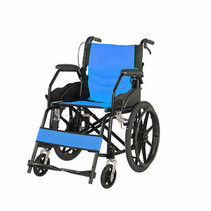 Silla de ruedas plegable portátil con inodoro para personas mayores Sillas de ruedas manuales y carrito de compras para equipos de rehabilitación - Product Image 1