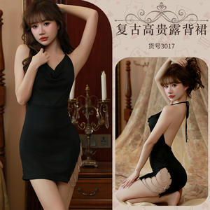 ชุดนอนชุดชั้นในสายเดี่ยวสุดเซ็กซี่สำหรับผู้หญิงชุดเดรสชุดนอนสำหรับใส่อยู่บ้านสำหรับกลางคืน - Product Image 5