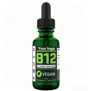 Gotas Líquidas de Metilcobalamina, <span class=keywords><strong>Vitamina</strong></span> <span class=keywords><strong>B12</strong></span>, Marca Privada OEM ODM, Veganas, Apoyo al Metabolismo, Salud Nerviosa, Alivio de la Fatiga - Product Image 1