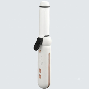 Ensemble de coiffure sans fil 2 en 1 - Brosse <span class=keywords><strong>à</strong></span> air chaud rechargeable, <span class=keywords><strong>fer</strong></span> <span class=keywords><strong>à</strong></span> friser pour les voyages, outil de coiffage ionique anti-frisottis pour tous les types de cheveux - Product Image 3